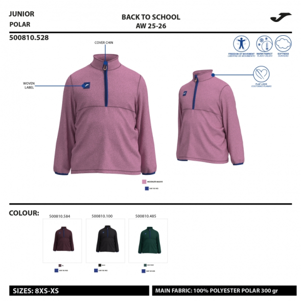 FORRO POLAR KIDS CAMP VERDE