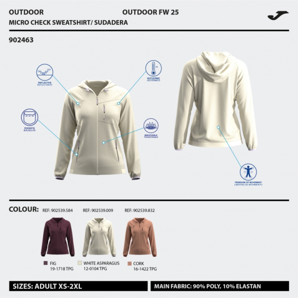 CHAQUETA CON CAPUCHA EXPLORER BURDEOS