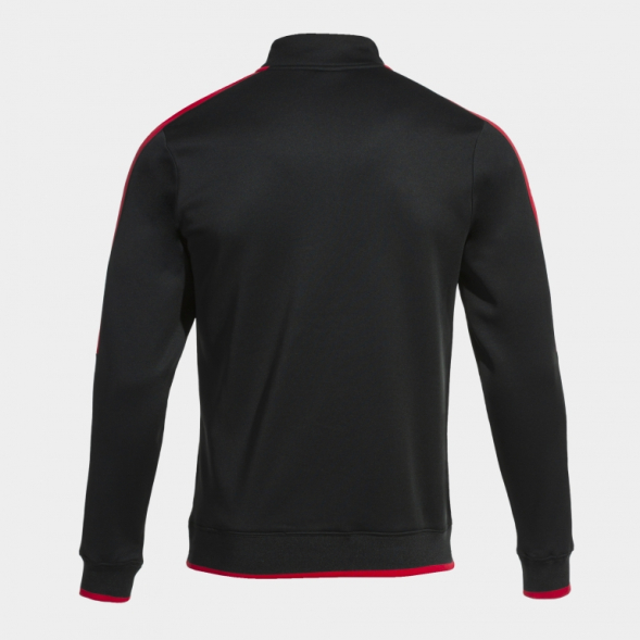 SUDADERA OLIMPIADA NEGRO ROJO