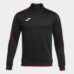 SUDADERA OLIMPIADA NEGRO ROJO