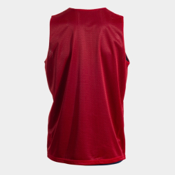 CAMISETA SIN MANGAS ARO REVERSIBLE ROJO MARINO